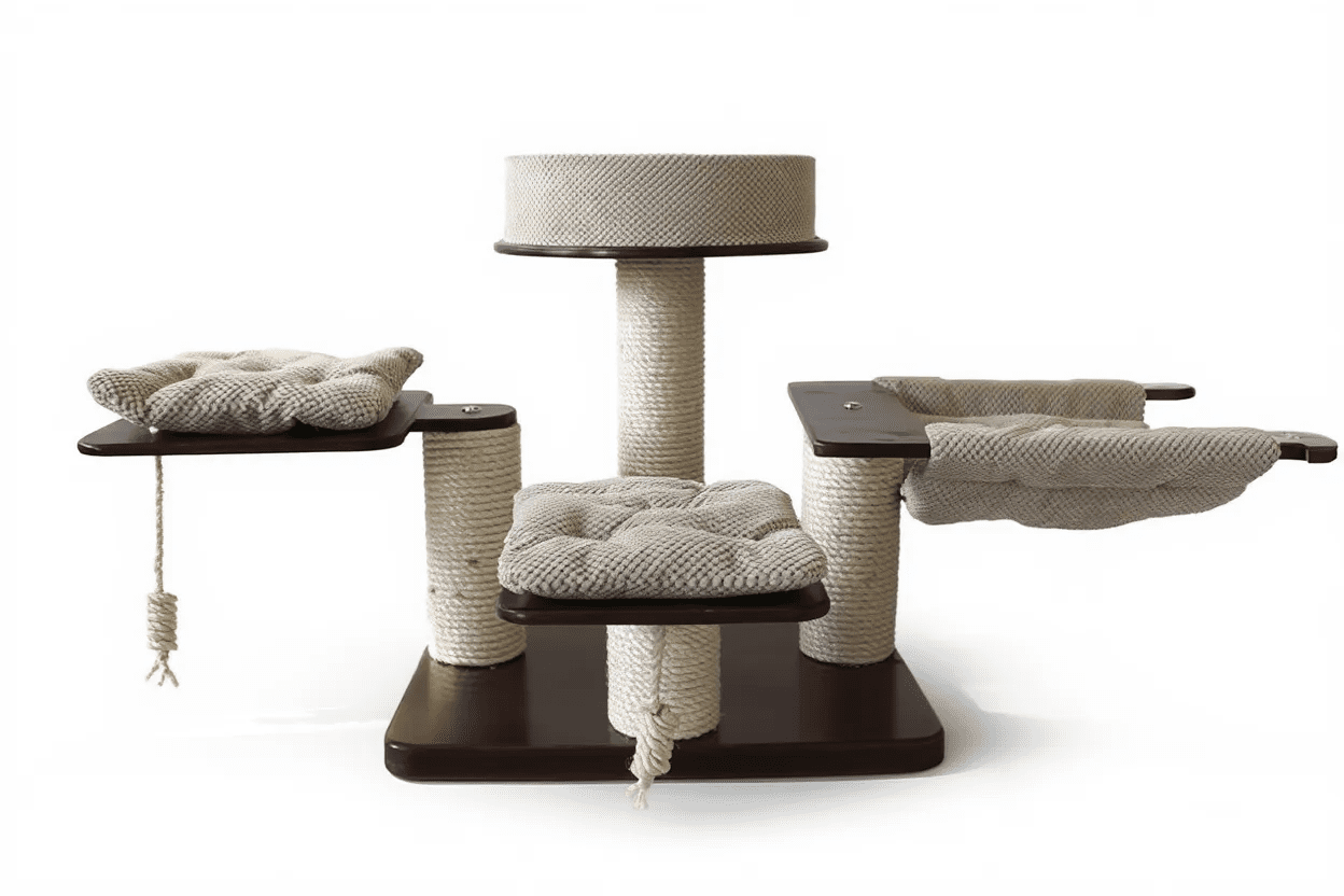 Nowoczesny Drapak ze Sklejki – Higiena i Design Premium NR2101 - obrazek 2