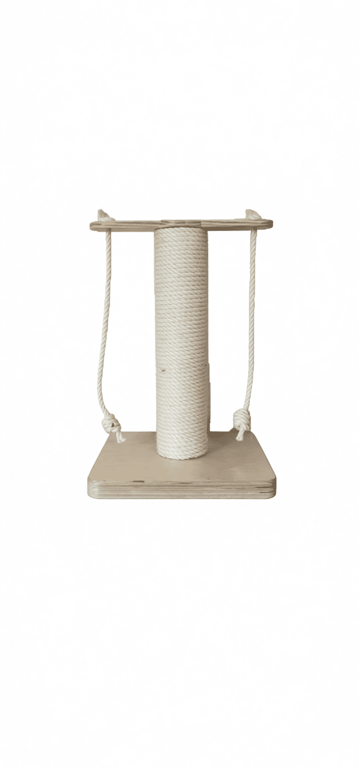 Drapak dla Kociąt 50 cm – Zabawkami i Grubą Podstawą NR101 - obrazek 2