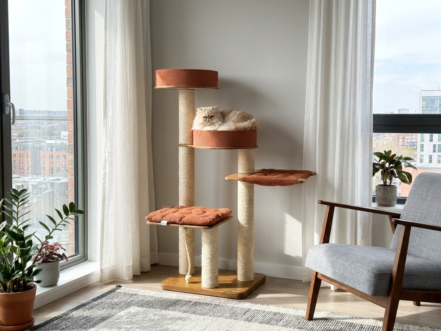 Drapak Wolnostojący 160 cm – Double Relax NR1903H - obrazek 5