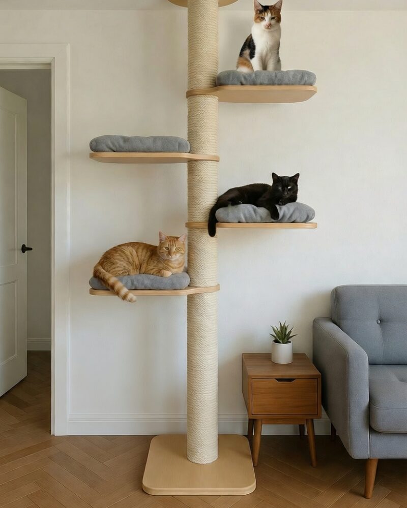 Drapak Sufitowy Sky Master – 4 Poziomy Konstrukcja 5-Słupkowa