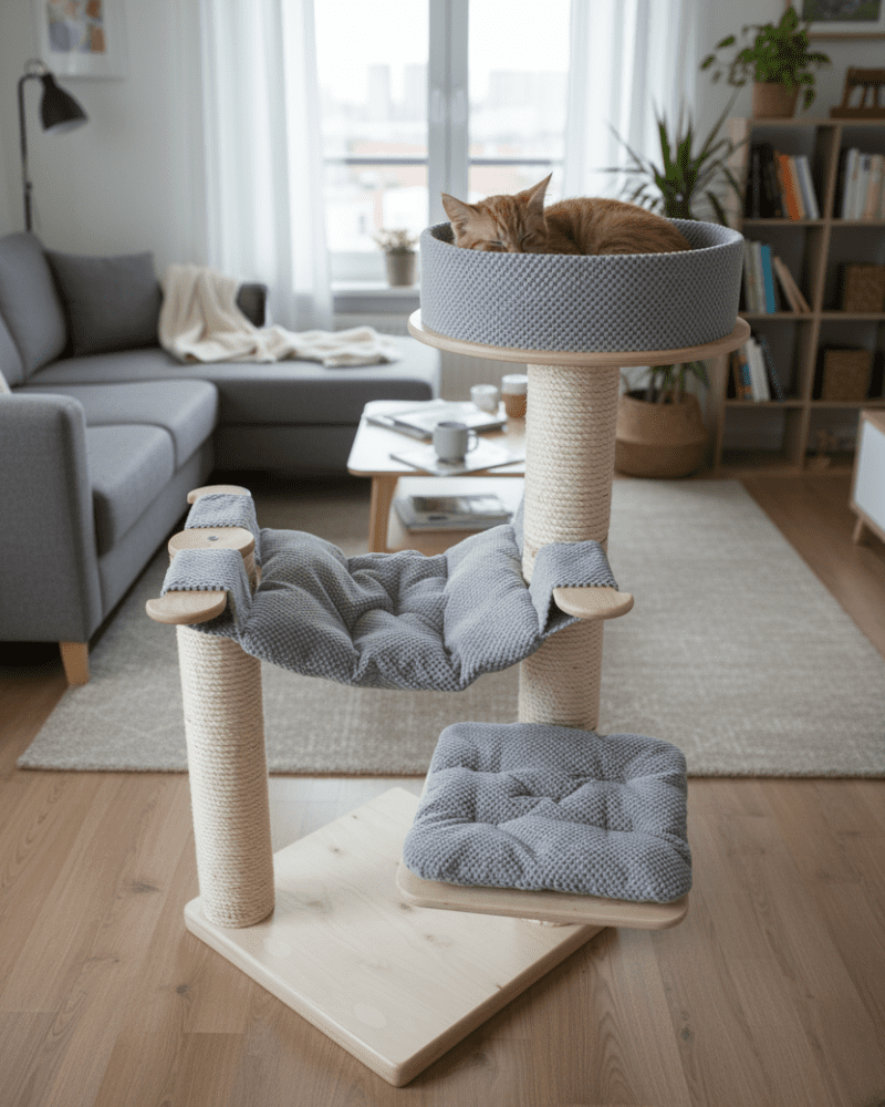 Drapak z Hamakiem i Rozetą  NR1801