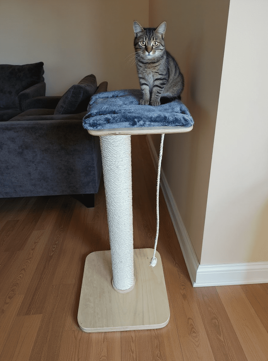 Drapak Wysoka Kolumna z Półką NR1910