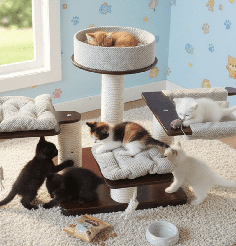 Nowoczesny Drapak ze Sklejki – Higiena i Design Premium NR2101