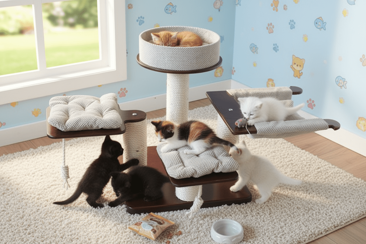 Nowoczesny Drapak ze Sklejki – Higiena i Design Premium NR2101