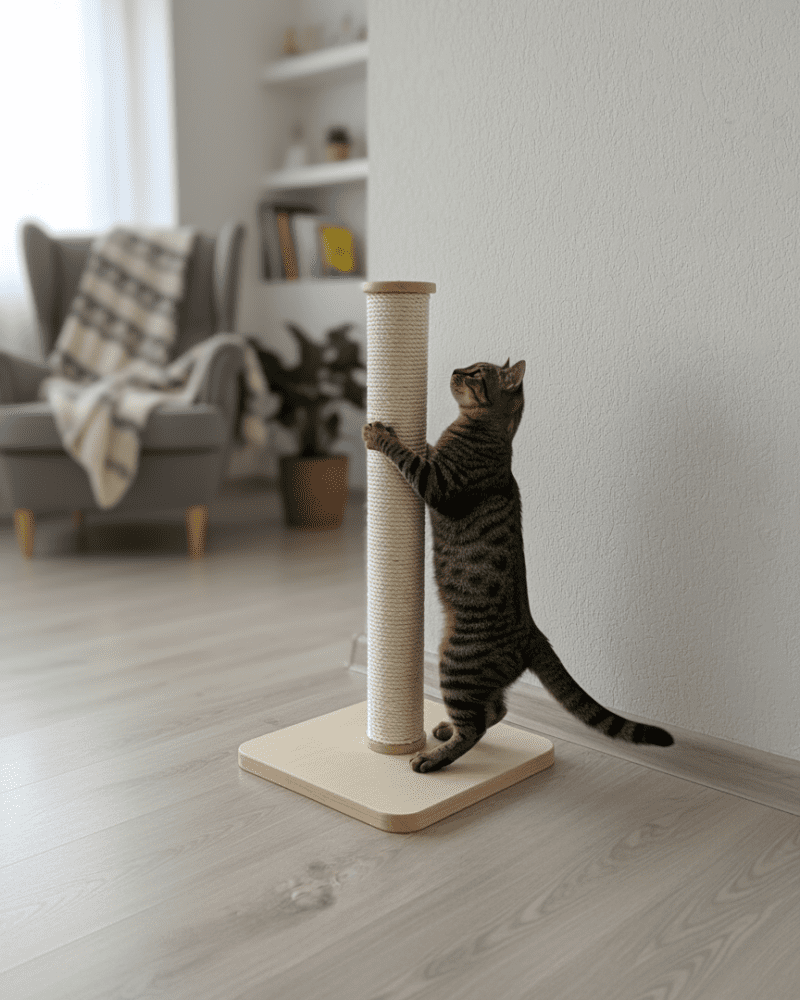 Drapak – Uniwersalna Kolumna 86 cm ze Sklejki NR8045