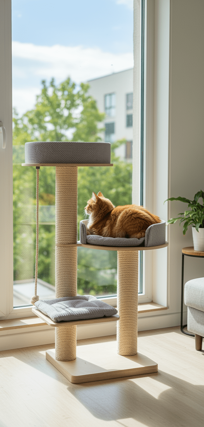 Drapak Wolnostojący 125 cm – Dwie Rozety NR2112 - obrazek 2