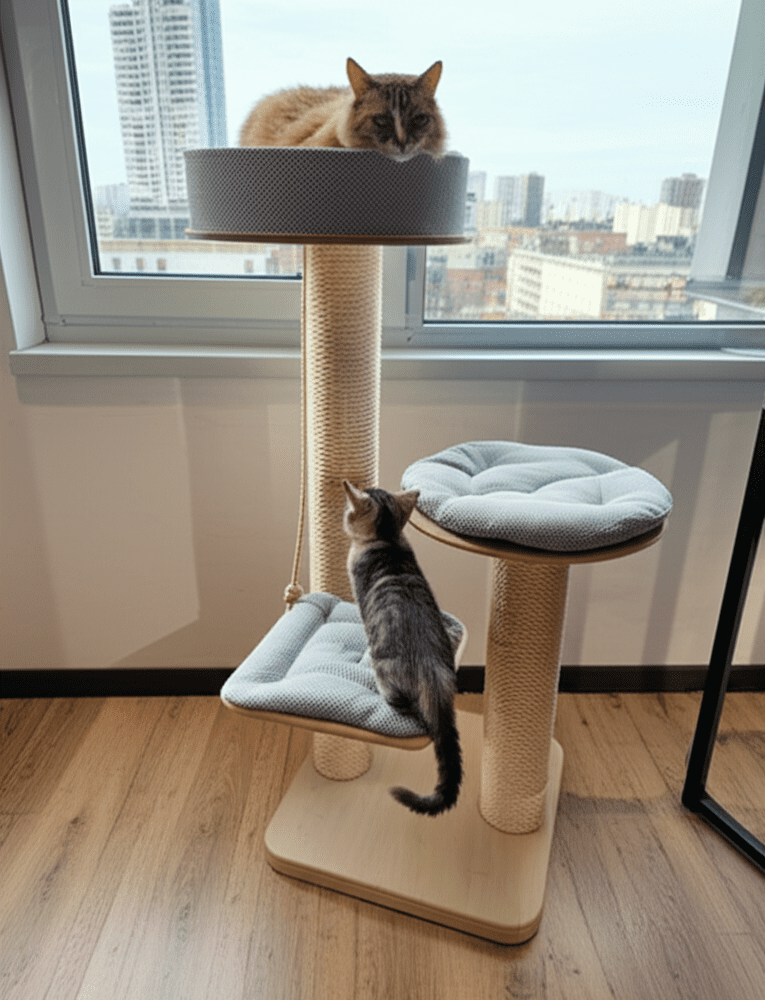 Drapak Wolnostojący 125 cm – Rozeta + Platforma NR2110