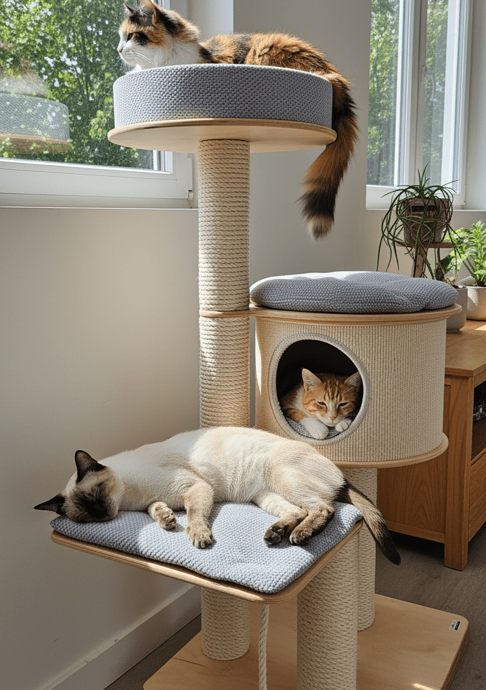 Drapak Wolnostojący 140 cm – Titanium House NR1904B