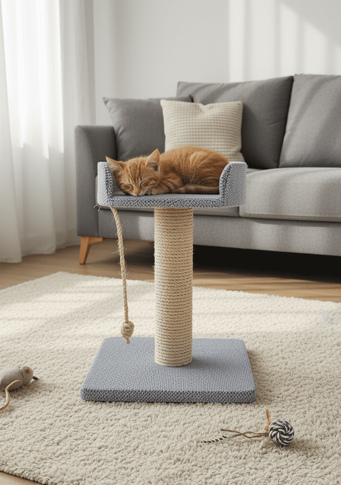 Drapak 65 cm – Z Legowiskiem z Ułatwionym Wejściem NR16