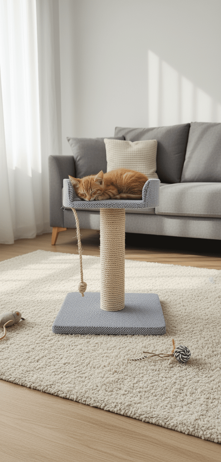 Drapak 65 cm – Z Legowiskiem z Ułatwionym Wejściem NR16