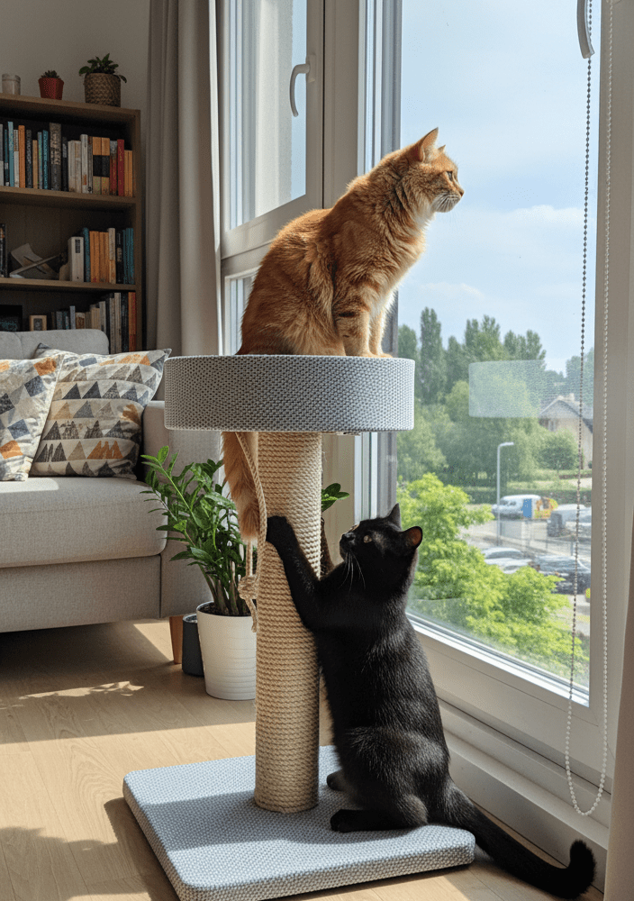 Drapak 95 cm – Długi Słup i Rozeta z Pełnym Rantem NR33