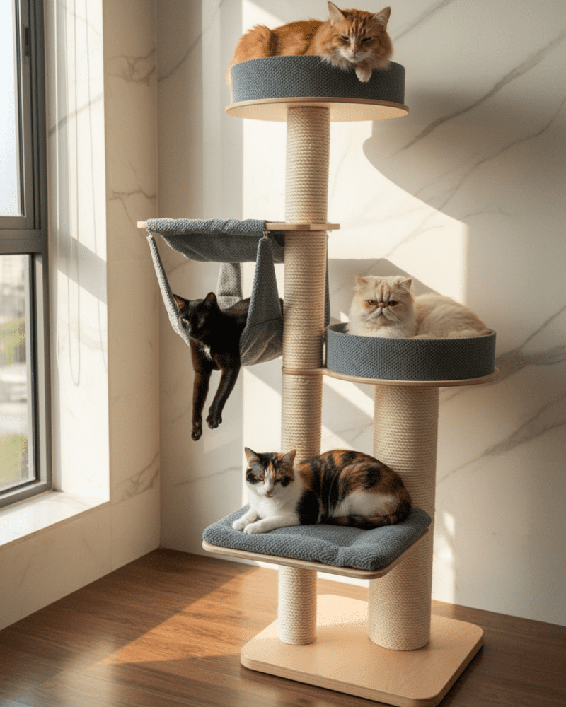 Drapak Wolnostojący 170 cm – Mega Pillar Double NR4440EX