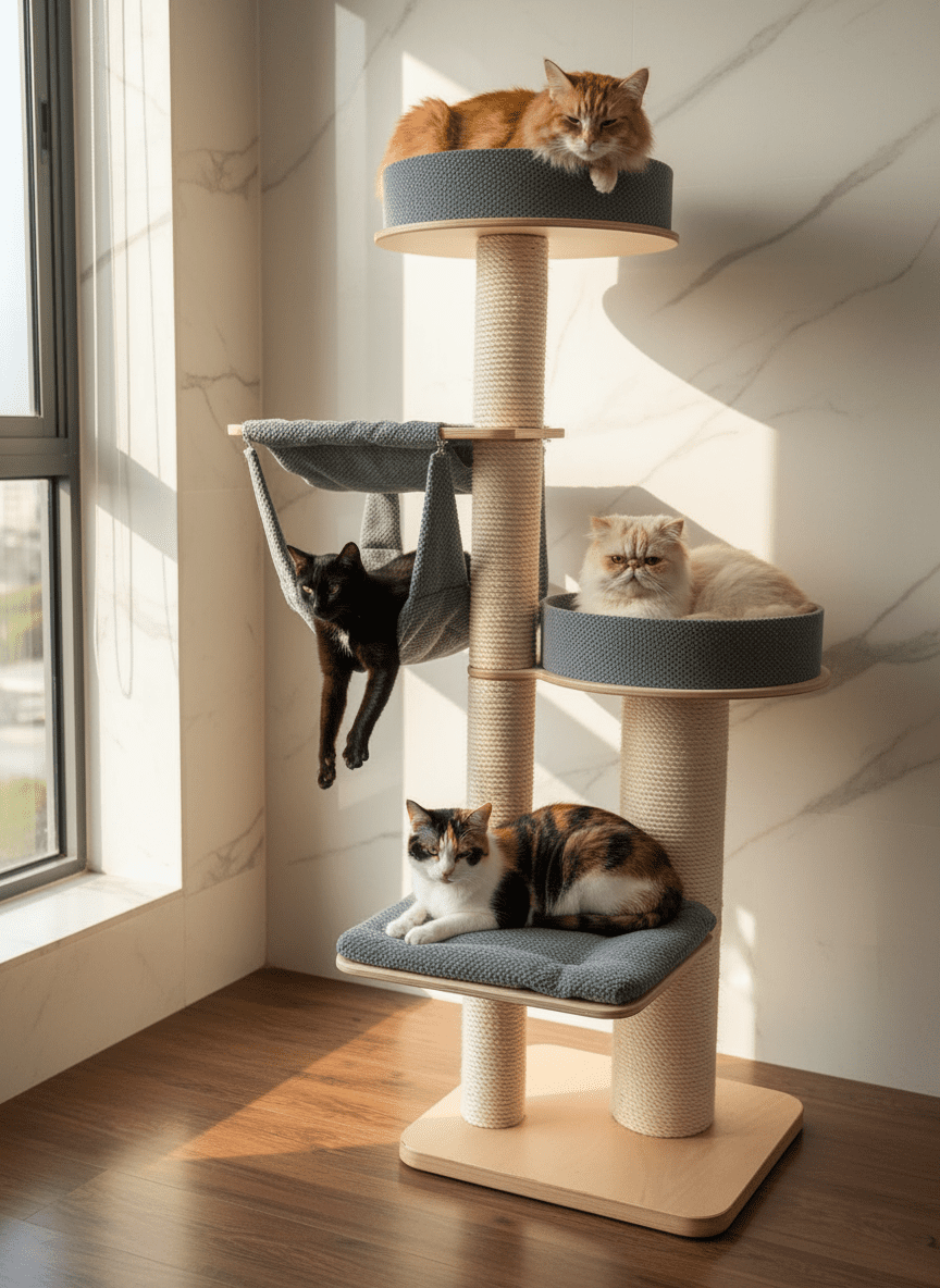 Drapak Wolnostojący 170 cm – Mega Pillar Double NR4440EX