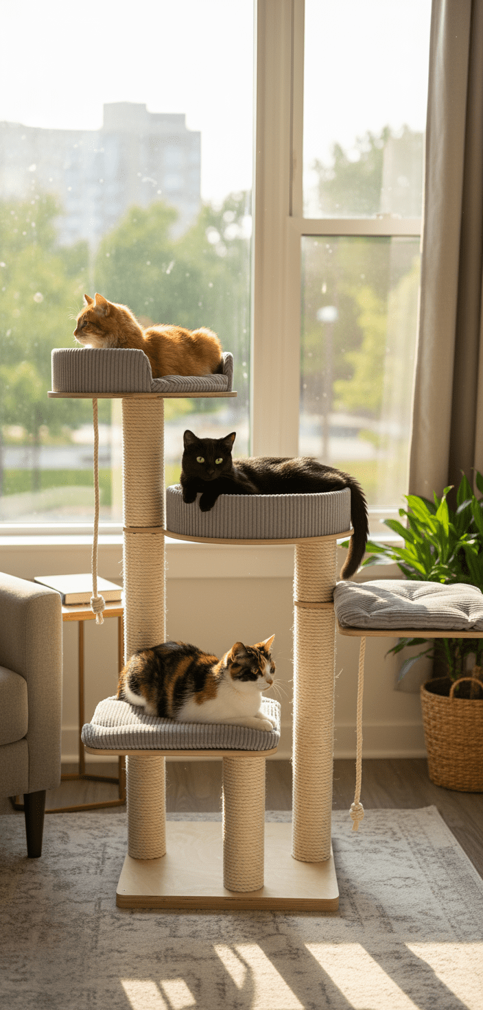 Drapak Wolnostojący 160 cm – Double View NR1901 - obrazek 2