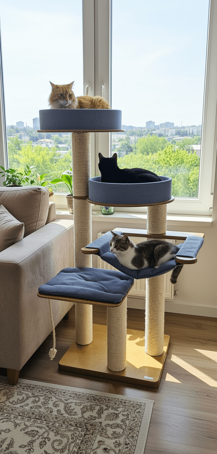 Drapak Wolnostojący 160 cm – Double Relax NR1901H - obrazek 2