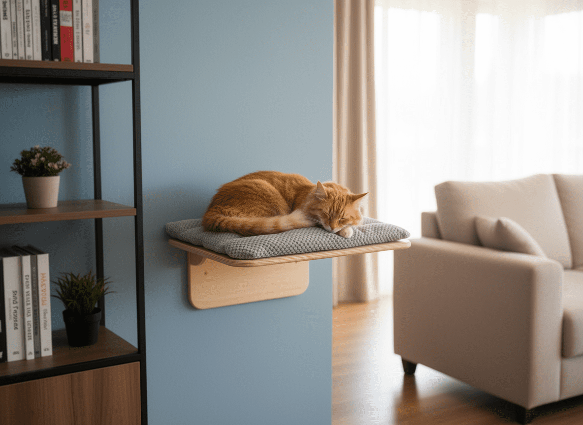 Półka Ścienna Prostokątna "Relax Spot" – 50x40 cm Z Poduszką