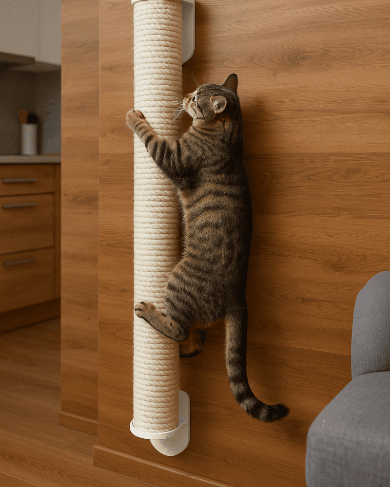 Drapak Ścienny Pionowy "Vertical Road" – 100 cm lub 200 cm (Słup Wspinaczkowy)