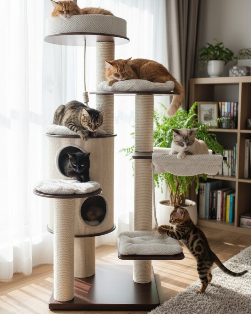 Drapak Wolnostojący 165 cm – Double House NR1911