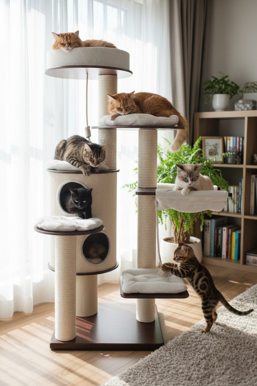 Drapak Wolnostojący 165 cm – Double House NR1911