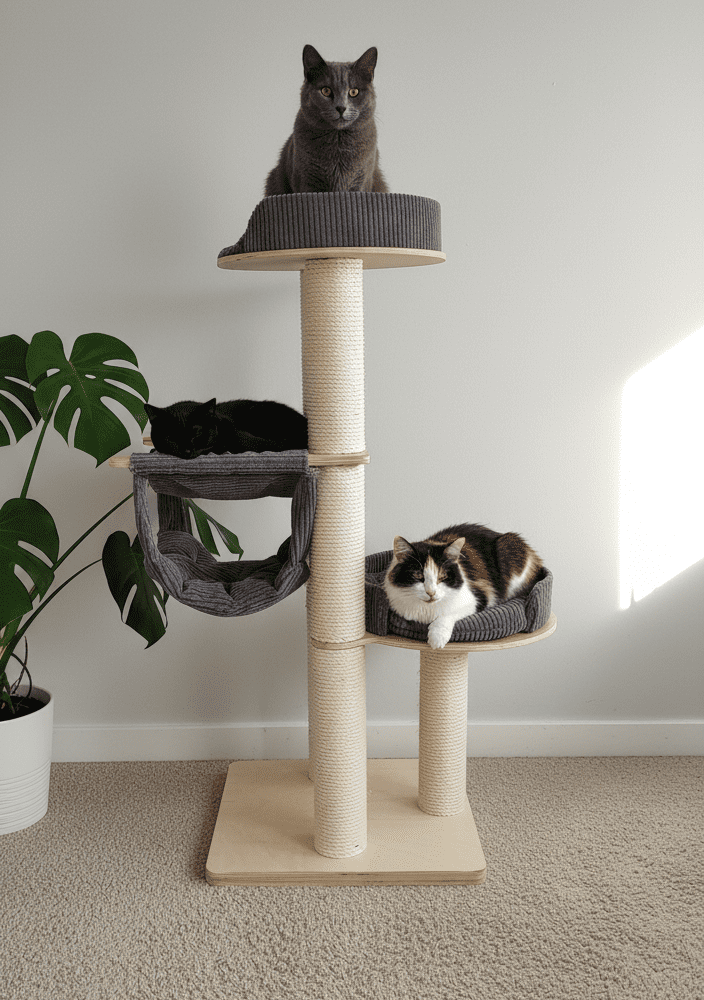 Drapak Wolnostojący 150 cm – Double Nest NR1908RW