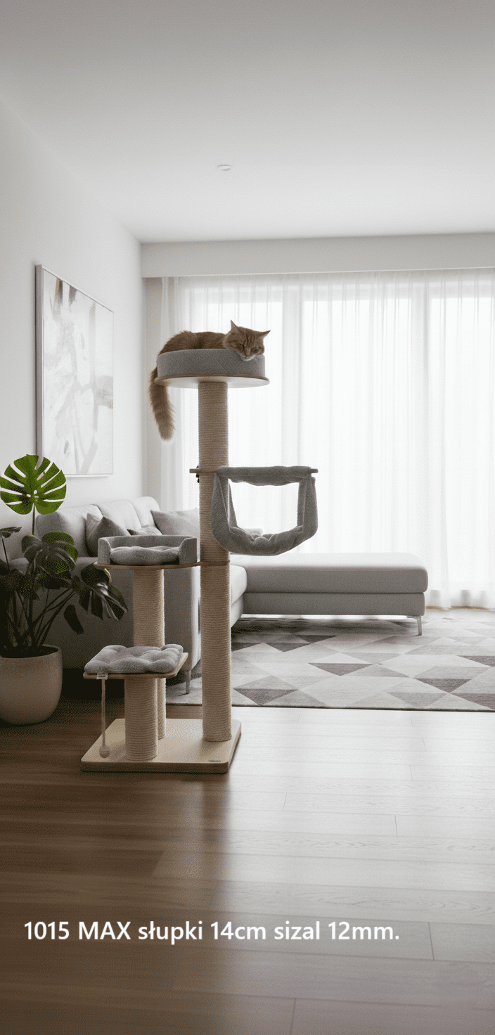 Drapak Wolnostojący 180 cm – Mega Pillar NR1015MAX - obrazek 3