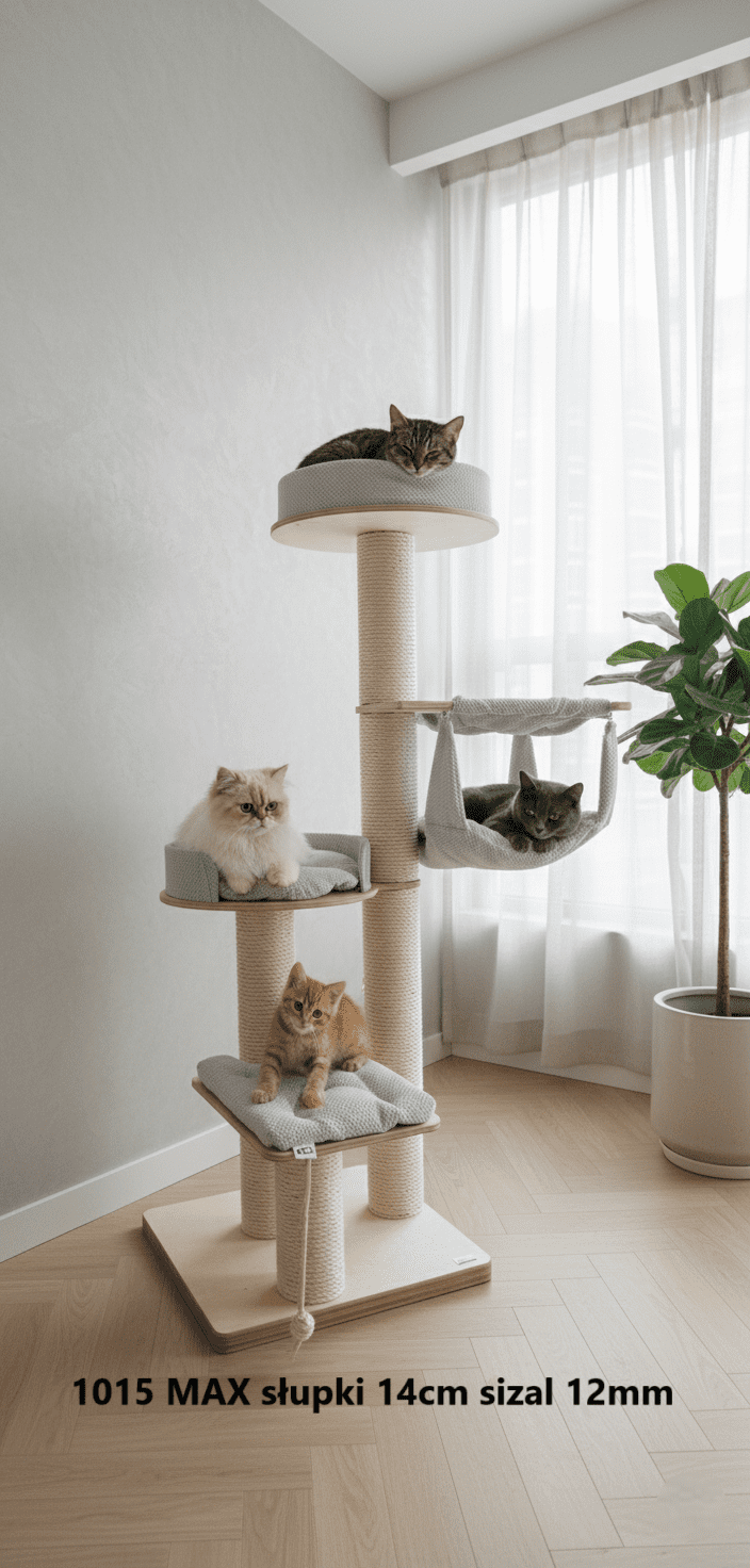 Drapak Wolnostojący 180 cm – Mega Pillar NR1015MAX - obrazek 2