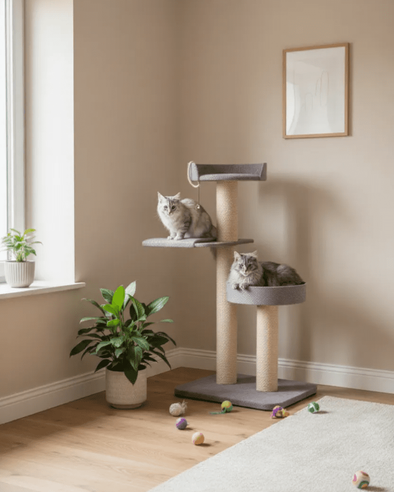 Drapak 140 cm – Stabilność, Hamak i Dwie Rozety NR19