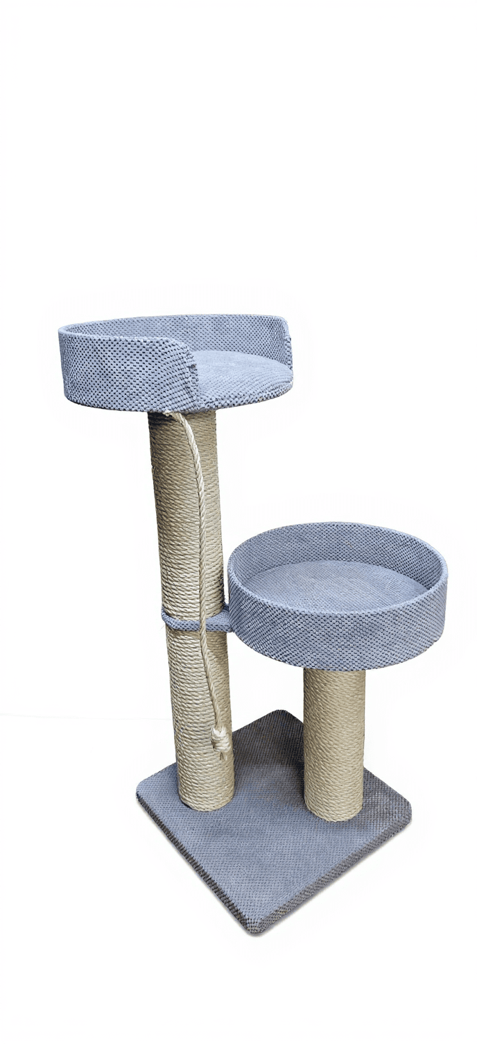 Drapak Wolnostojący 120cm z Dwoma Rozetami – Model Stabilny NR1 1x10cm 1xW - obrazek 4