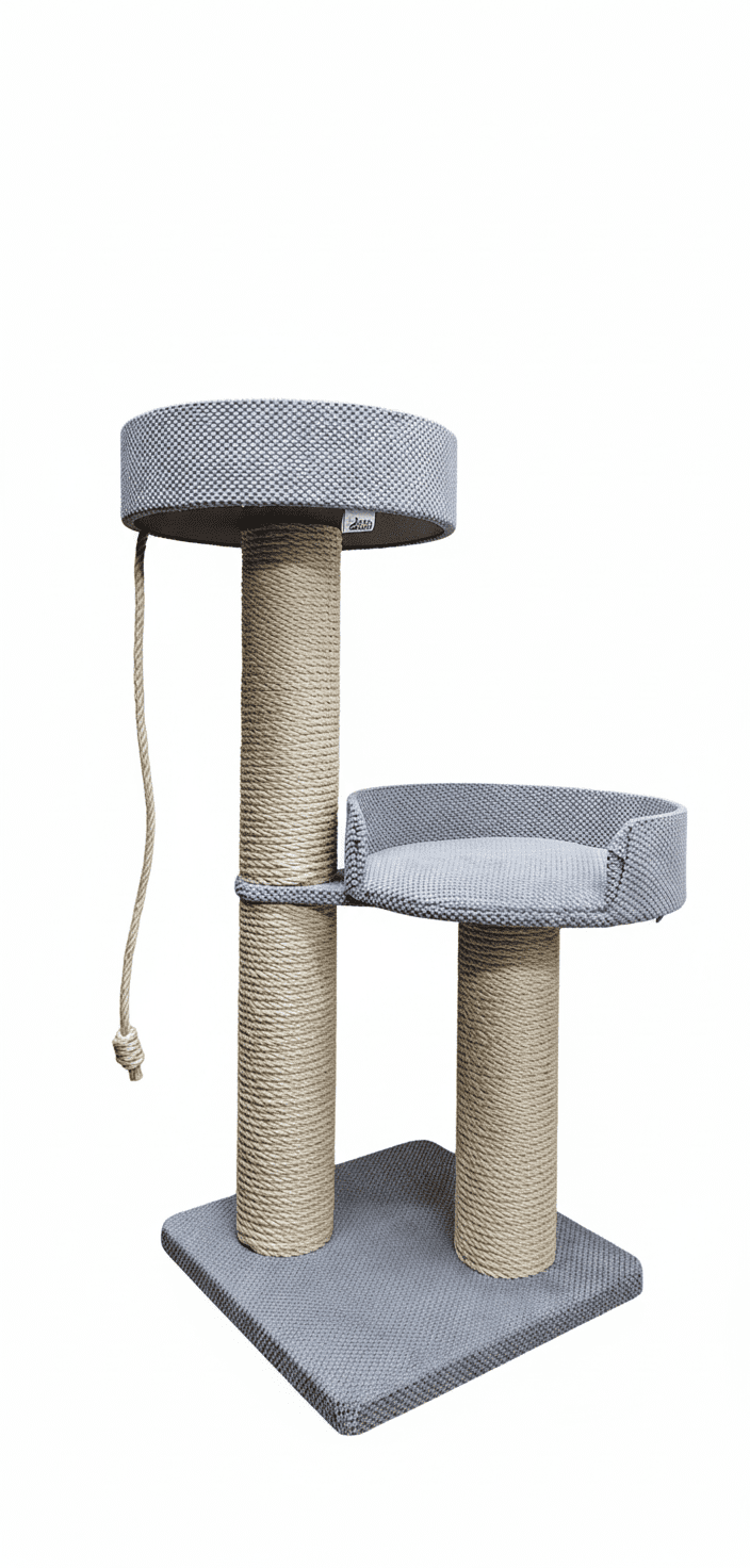 Drapak Wolnostojący 120cm z Dwoma Rozetami – Model Stabilny NR1 1x10cm 1xW - obrazek 5