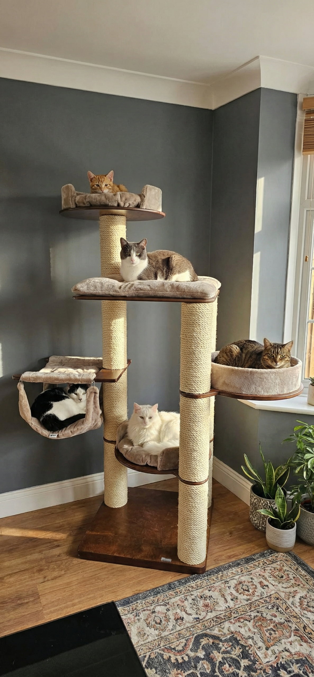 Drapak Wolnostojący 220 cm – Sky Tower NR4411 - obrazek 3