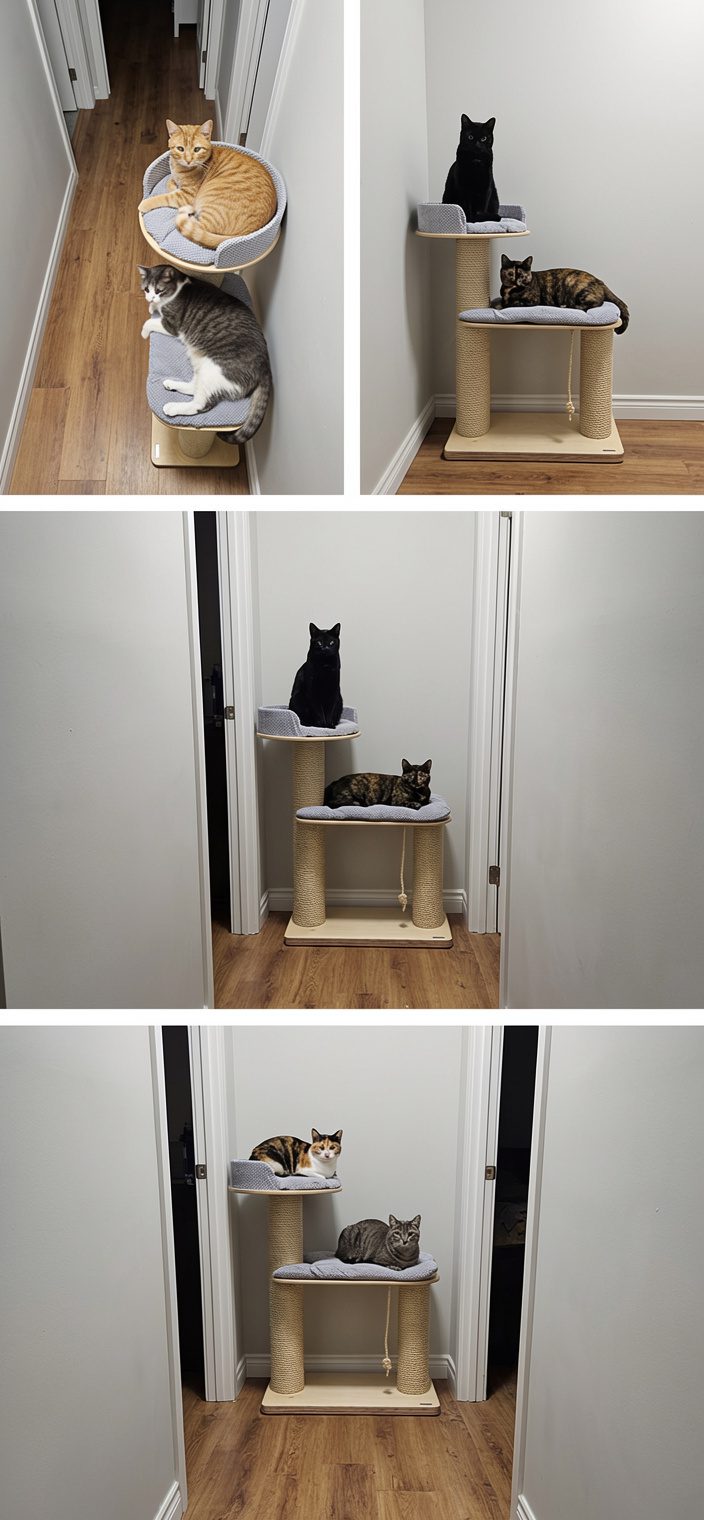 Drapak Wolnostojący 120 cm – Slim Space NR2602 - obrazek 5