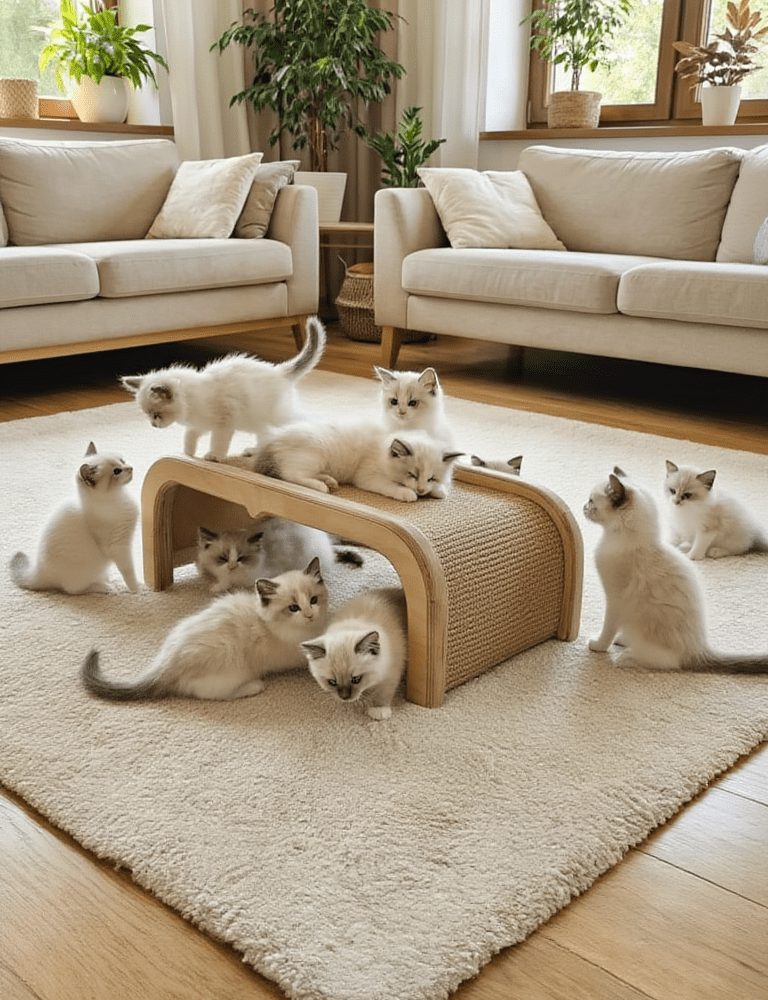 Drapak Mostek ze Sklejki – Idealny dla Kocich Przedszkoli NR2608